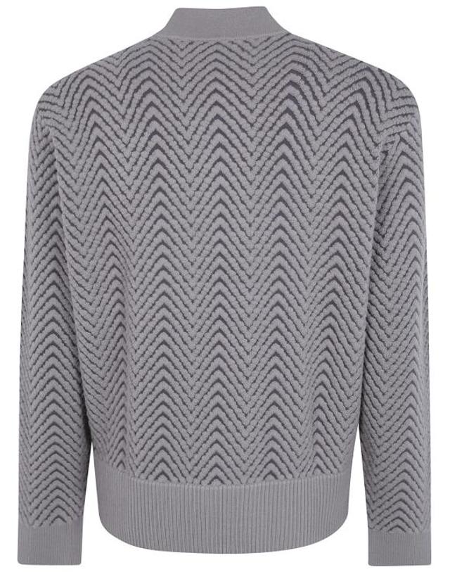 엠포리오 아르마니 [해외직구] 26FW 엠포리오 아르마니 봄버 자켓 EM006449 AF29809 F6019 CHEVRON WALNUT 착용컷