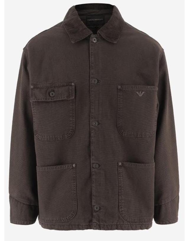 엠포리오 아르마니 [해외직구] 26FW 엠포리오 아르마니 자켓 EM006501 BROWN 착용컷