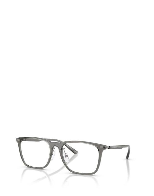 엠포리오 아르마니 [해외직구] 26FW 엠포리오 아르마니 안경 EA3263D 6106 SHINY TRANSPARENT GREY 착용컷