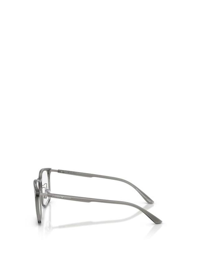엠포리오 아르마니 [해외직구] 26FW 엠포리오 아르마니 안경 EA3263D 6106 SHINY TRANSPARENT GREY 착용컷