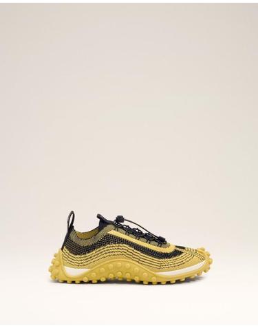 [해외직구] 26SS 아미 니트 미라지 스니커즈 USN505AK0011 A149 YELLOW PASTEL BLACK