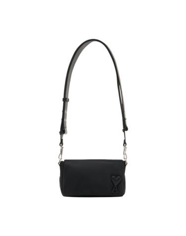 [해외직구] 26SS 아미 톤온톤 하트 로고 나일론 마르셀 런치 박스 백 ULL710 AW0001 001 BLACK