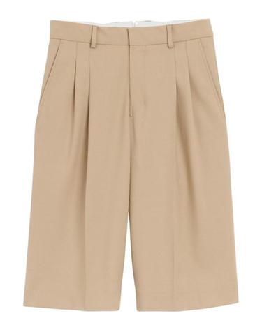 [해외직구] 26SS 아미 뉴 울 로우 웨이스트 와이드 버뮤다 쇼츠 FSO827WV0194A036 Neutrals