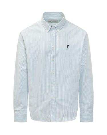 [해외직구] 26FW 아미 긴팔 셔츠 USH878CO0087 475 BLUE CIEL
