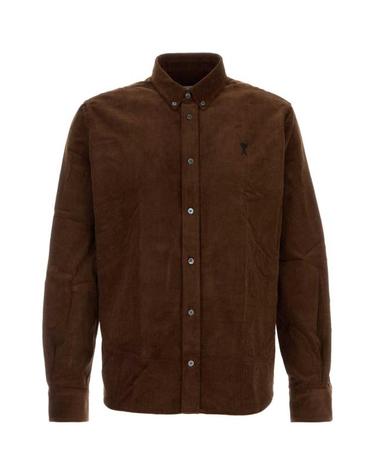 [해외직구] 26FW 아미 긴팔 셔츠 HSH797CO0089 2221 Brown