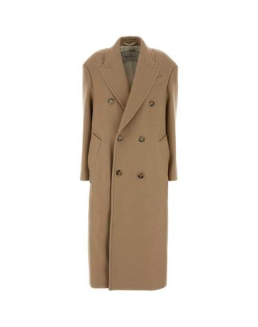 [해외직구] 26FW 아미 울 더블 브레스트 롱 코트 FCO458WV0078 A184 BEIGE
