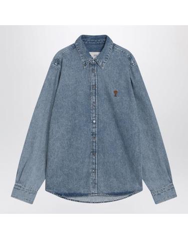 [해외직구] 26FW 아미 데님 데님 셔츠 USH786DE0056 Blue