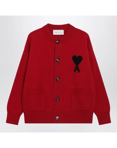 [해외직구] 26FW 아미 ADC 크루넥 가디건 UKC368018 A252 RED