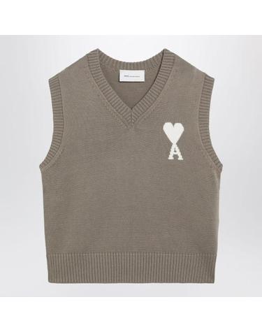 [해외직구] 26SS 아미 니트 베스트 UKS860UKN0156 Beige