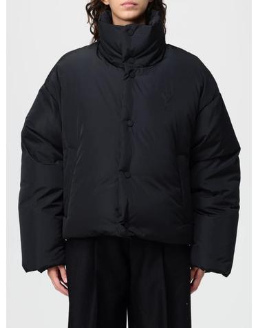 [해외직구] 25FW 아미 태피터 아미 드 꾀흐 다운 자켓 FJK832PL0039 001 Black