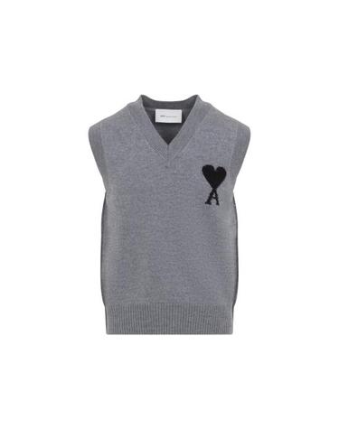 [해외직구] 26FW 아미 니트 베스트 UKS902018 A273 GREY