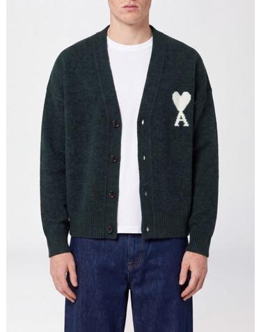 [해외직구] 26FW 아미 가디건 UKC365UKN0135 A279 Green
