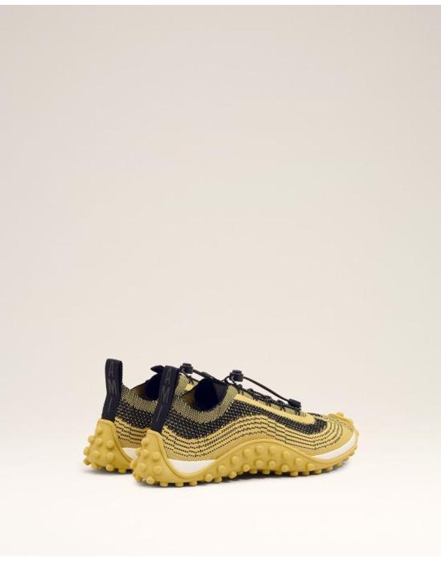 아미 [해외직구] 26SS 아미 니트 미라지 스니커즈 USN505AK0011 A149 YELLOW PASTEL BLACK 착용컷