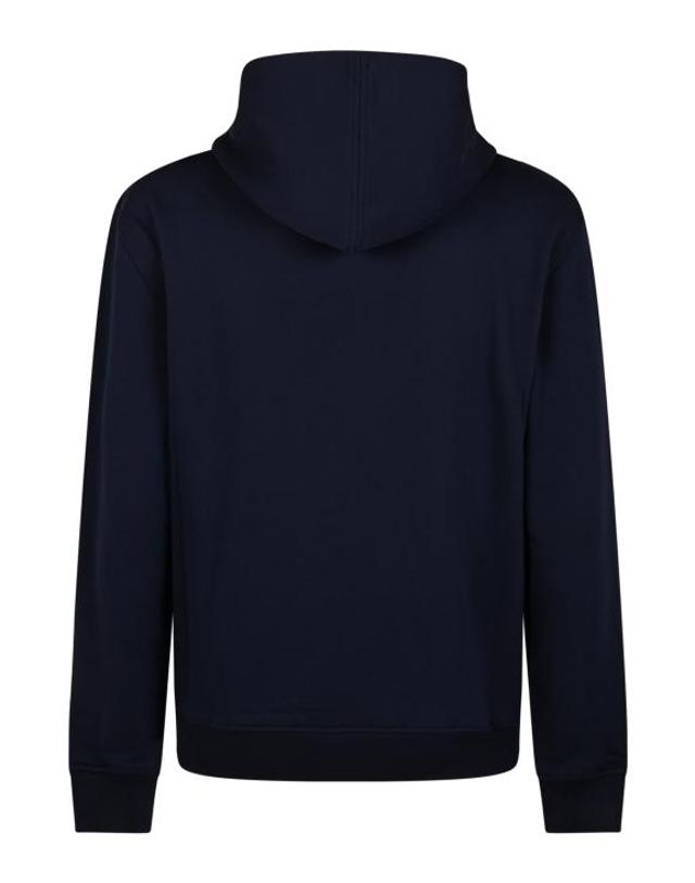 아미 [해외직구] 26FW 아미 스몰 하트 로고 루프백 오가닉 코튼 플리스 후드 집업 BFUSW435 730430 BLEU NUIT 착용컷