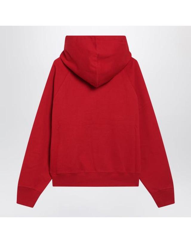 아미 [해외직구] 26FW 아미 긴팔 티셔츠 USW803DJE0273 Red 착용컷