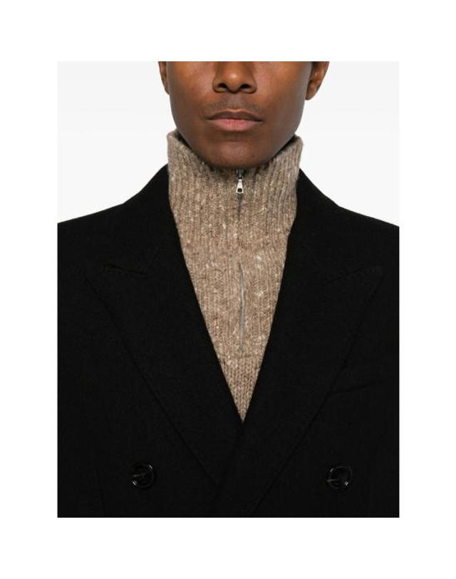 아미 [해외직구] 26FW 아미 코트 HCO110 WV0078 001 BLACK 착용컷