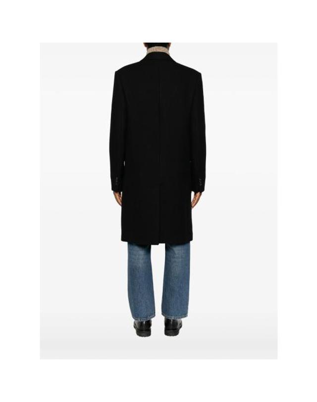 아미 [해외직구] 26FW 아미 코트 HCO110 WV0078 001 BLACK 착용컷