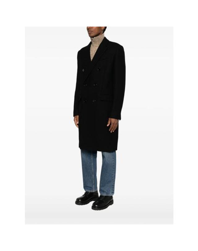 아미 [해외직구] 26FW 아미 코트 HCO110 WV0078 001 BLACK 착용컷