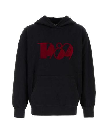 [해외직구] 25FW 1989 스튜디오 후드 티셔츠 F04MMC007FLE003 BLACK