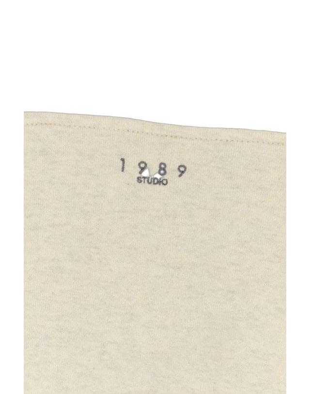1989 스튜디오 [해외직구] 25SS 1989 스튜디오 스웨터 S03MMG001FLE001 4200 BEIGE 착용컷