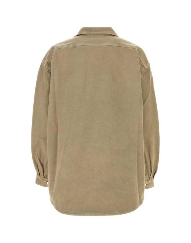 1989 스튜디오 [해외직구] 25SS 1989 스튜디오 셔츠 S03UCC003FAB001 2400 BEIGE 착용컷