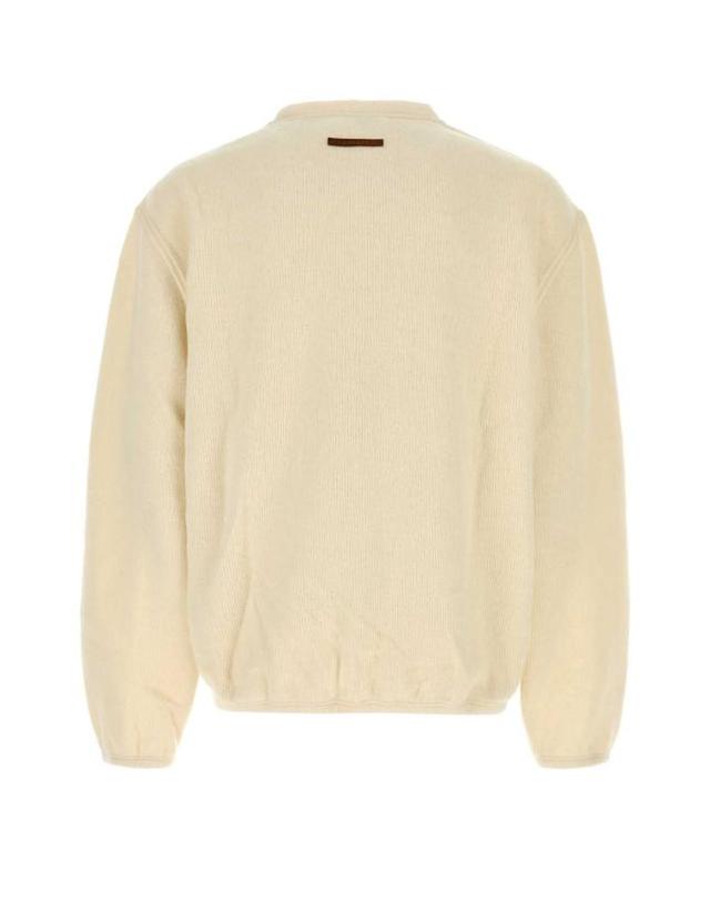 1989 스튜디오 [해외직구] 25FW 1989 스튜디오 스웨터 F04MEL001JER001 OFFWHITE BEIGE 착용컷