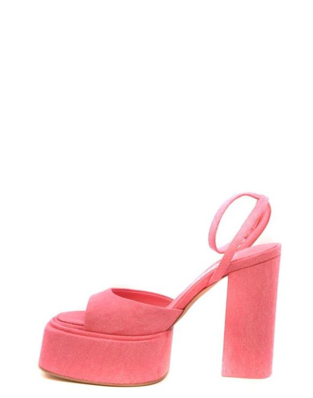 3주인 [해외직구] 23SS 3주인 힐 펌프스 BETHJ080JEANSCANDY Pink 착용컷