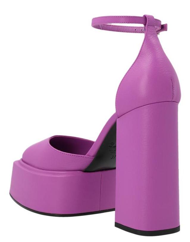 3주인 [해외직구] 22FW 3주인 힐 펌프스 323W5001O0657358ASHAMETHYST Purple 착용컷