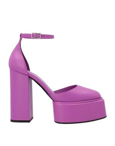 [해외직구] 22FW 3주인 힐 펌프스 323W5001O0657358 Purple