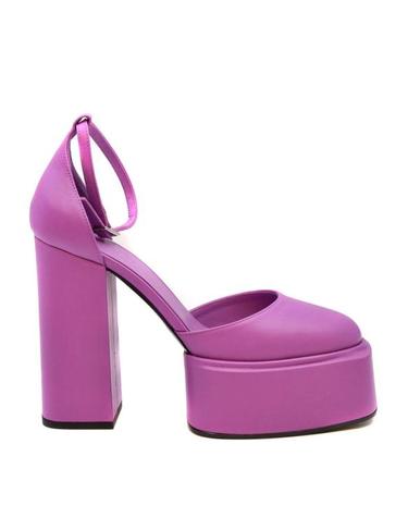 [해외직구] 23SS 3주인 힐 펌프스 AMBRA080MOKASH Purple