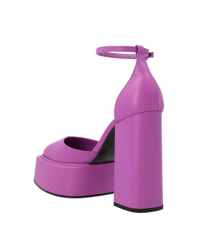 3주인 [해외직구] 22FW 3주인 힐 펌프스 323W5001O0657358 Purple 착용컷