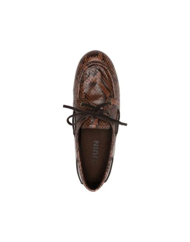 3주인 [해외직구] 26SS 3주인 로퍼 ALEX 005 SNAKE EBONY BROWN BLACK 착용컷