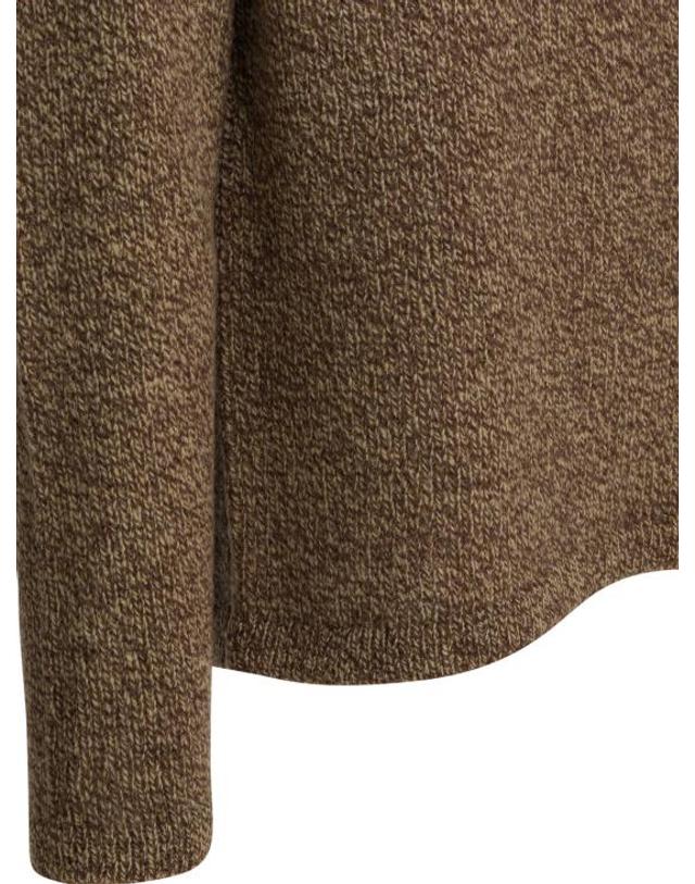 논네이티브 [해외직구] 25FW 논네이티브 스웨터 NN K4705COYOTE Brown 착용컷