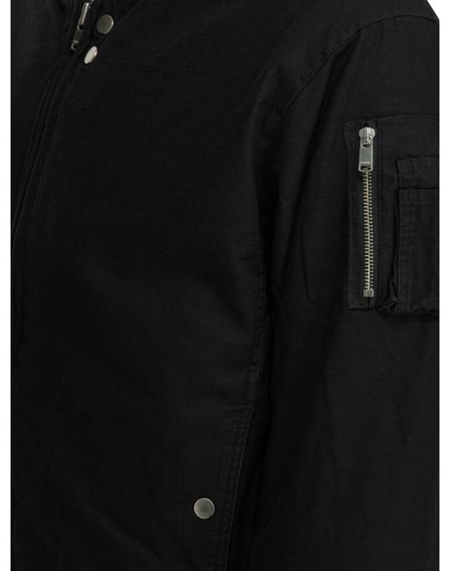 논네이티브 [해외직구] 25FW 논네이티브 봄버 자켓 NNJU4702BLACK 착용컷
