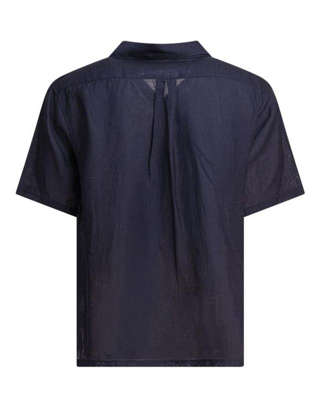 논네이티브 [해외직구] 25SS 논네이티브 반팔 셔츠 NNS4618DKNAVY BLUE 착용컷