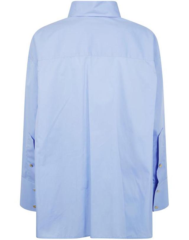 다크파크 [해외직구] 25SS 다크파크 블라우스 WSH05FAC69 0056 BLUE 착용컷