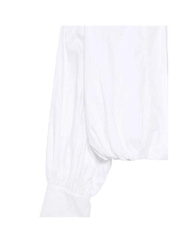 더라테스트 [해외직구] 26SS 더 레이티스트 블라우스 DIANA 4007 T0160 T0001 WHITE 착용컷