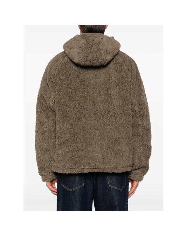 데일리 페이퍼 [해외직구] 26FW 데일리 페이퍼 니트웨어 2610137 DIAS SHERP STGRA BROWN 착용컷