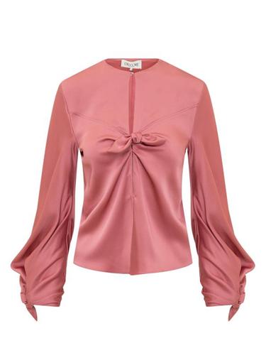 [해외직구] 23FW 델 코어 블라우스 P1PB000642T0470 P1019 ANTIQUE ROSE