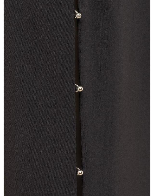 델코어 [해외직구] 23FW 델 코어 스트레이트 팬츠 F2PP001422T0565 X1000 BLACK 착용컷