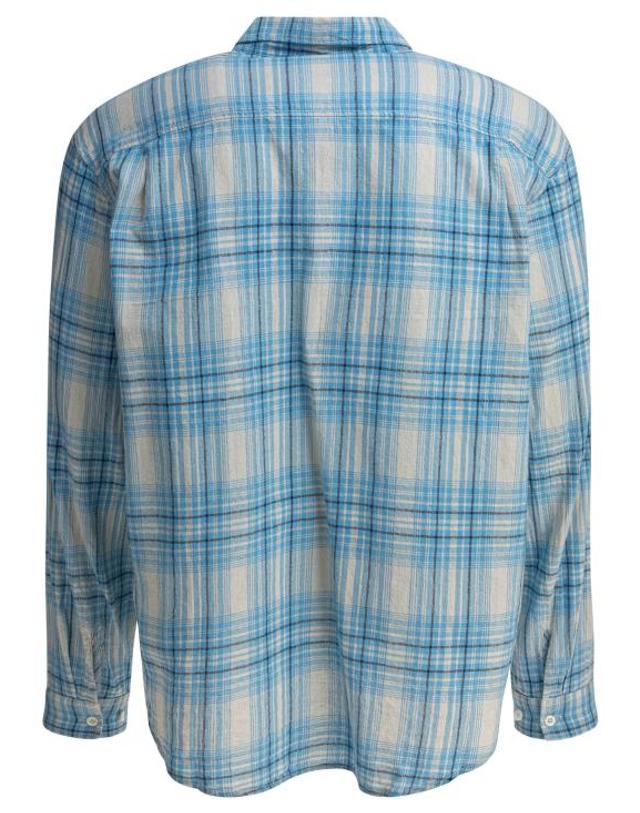 디스이즈네버댓 [해외직구] 25SS 디스이즈네버댓 긴팔 셔츠 GD251WSHTL01LIGHT BLUE Light blue 착용컷