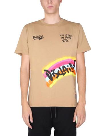 [해외직구] 21FW 디스클레이머 반팔 티셔츠 21IDS50845 BROWN