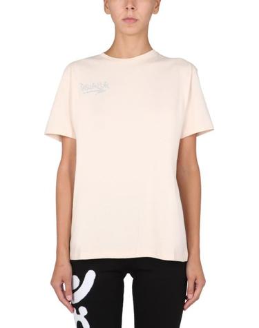[해외직구] 21FW 디스클레이머 반팔 티셔츠 21IDS50899 OFFWHITE