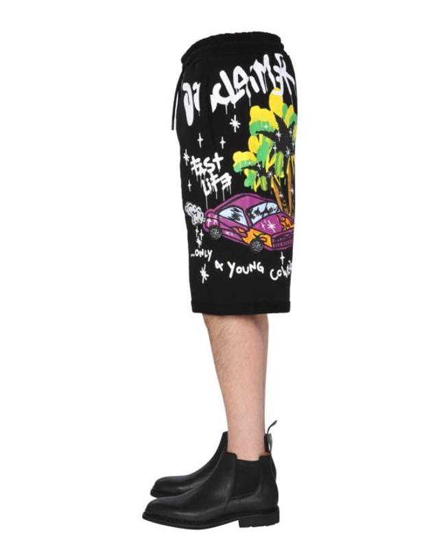 디스클레이머 [해외직구] 21SS 디스클레이머 숏팬츠 21EDS50518 NERO BLACK 착용컷