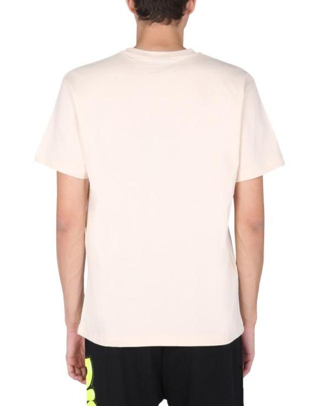 디스클레이머 [해외직구] 21FW 디스클레이머 반팔 티셔츠 21IDS50790 OFFWHITE 착용컷