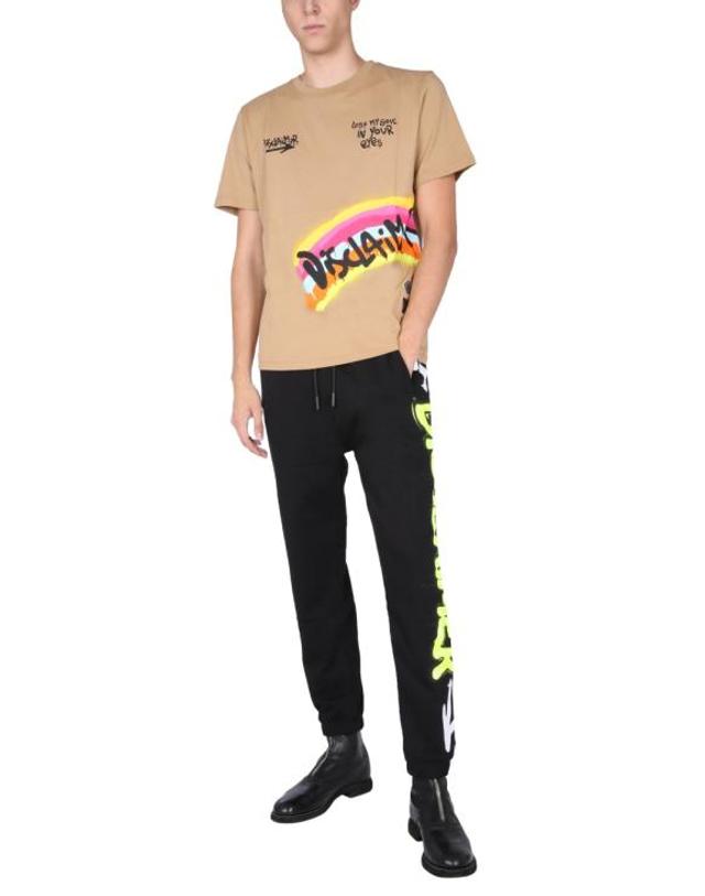 디스클레이머 [해외직구] 21FW 디스클레이머 반팔 티셔츠 21IDS50845 BROWN 착용컷