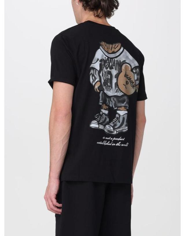 디스클레이머 [해외직구] 26SS 디스클레이머 반팔 티셔츠 55535 NERO Black 착용컷
