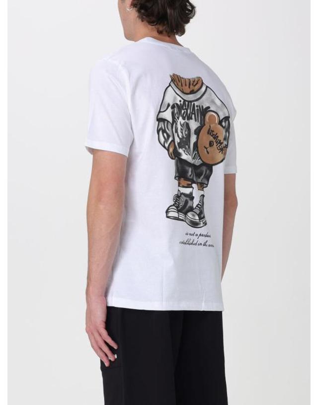 디스클레이머 [해외직구] 26SS 디스클레이머 반팔 티셔츠 55535 BIANCO White 착용컷