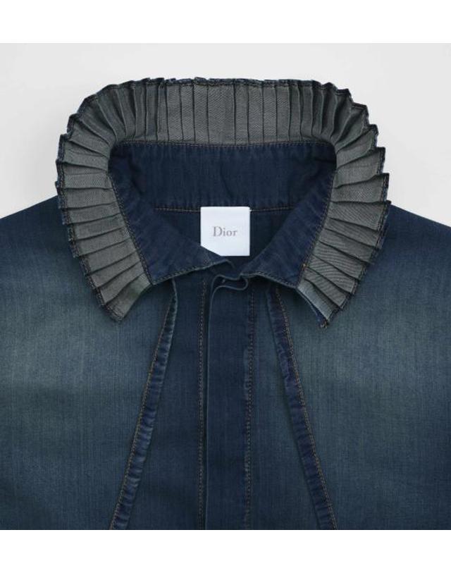 디올 [해외직구] 26FW 디올 데님 셔츠 642B89A3828 8670 GREY 착용컷
