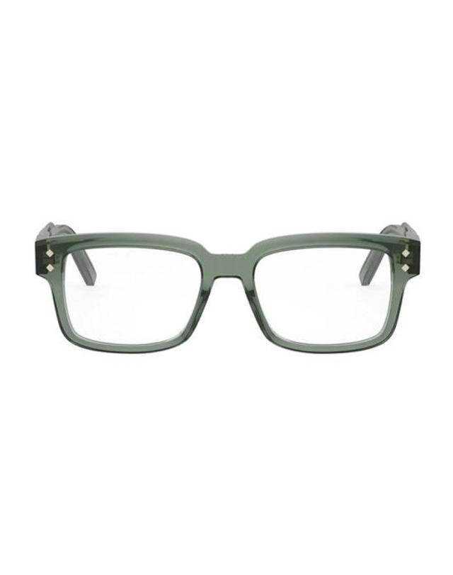 디올 [해외직구] 디올 안경 CDDIAMONDOS8I5500 GREEN 착용컷